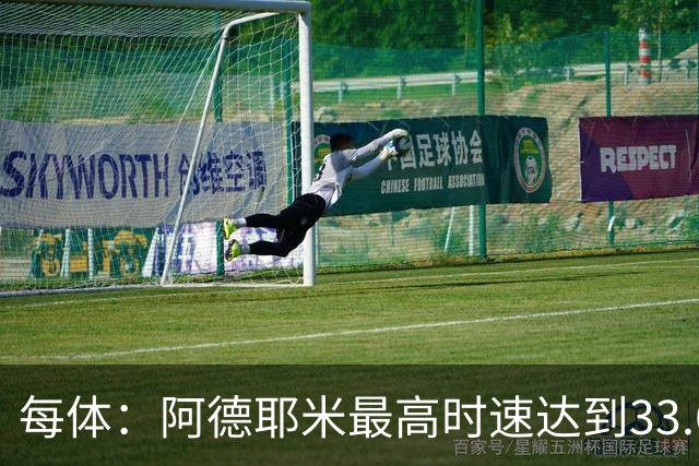 每体：阿德耶米最高时速达到33.6公里，全场冲刺多达39次